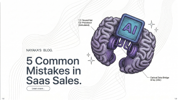 5 Common Mistakes in SaaS Sales and how to avoid them